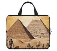 Housse de protection pour ordinateur portable de 10" - Ultra-fine - Étanche - Avec dragonne - Égypte antique