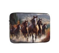 Housse de protection pour ordinateur portable de 12 pouces - Housse de protection antichoc pour ordinateur portable - Housse fine pour chevaux