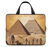 Housse de protection pour ordinateur portable de 17 pouces - Ultra-fine - Étanche - Avec dragonne - Égypte antique