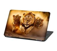 Housse de Protection pour Ordinateur Portable : étui de Protection Autocollant en Vinyle Autocollant étrange (13-14 Pouces, LP109 Lions)