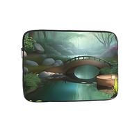 Housse de protection pour ordinateur portable, résistante aux chocs, adaptée pour MacBook, HP, ASUS, Dell, Lenovo, Acer et autres pochettes intérieures pour ordinateur portable Little Bridge in The