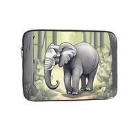 Housse de protection pour ordinateur portable, résistante aux chocs, adaptée pour MacBook, HP, Asus/Dell, Lenovo, Acer et autres pochettes intérieures pour ordinateur portable Motif éléphant