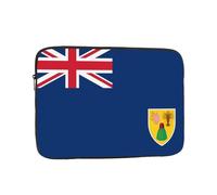 Housse de protection pour ordinateur portable, résistante aux chocs, convient pour MacBook, HP, Asus/Dell, Lenovo, Acer et autres ordinateurs portables, motif drapeau des îles Turques et Caïques