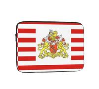 Housse de protection pour ordinateur portable, résistante aux chocs, pour MacBook, HP, ASUS, Dell, Lenovo, Acer et autres ordinateurs portables, motif drapeau du Sénat de Brême