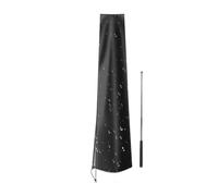 Housse de protection pour parasol d'extérieur | Comprend un poteau de support télescopique | Capot de protection pour parasol déporté extérieur | Pour cour arrière jardin pelouses piscine meubles fête