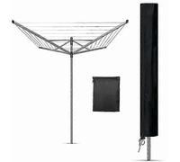 Housse de protection pour parasol d'extérieur, housse pour mobilier de jardin, avec sac de rangement, tissu Oxford 210D imperméable et anti-UV (165 x 16 x 16 cm)
