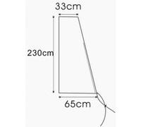 Royal Gardineer Housse de protection pour parasol