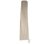 Mendler Housse de protection pour parasol HWC fermeture à glissière 3x4m crème