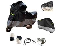 Housse de protection pour pare-brise et/ou coffre compatible avec Cagiva Grand Canyon 900 T, taille XL, 246 x 105 x 127 cm, bâche de protection pour moto, scooter, Maximoto, intérieur molletonné