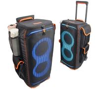 Housse de Protection pour PartyBox Stage 320 Haut-Parleur Double Couche Protection Anti-Rayures Résistant à la Poussière Veste Haut-parleur Personnalisée, Manches en Maille Respirante, W/4 Poches de