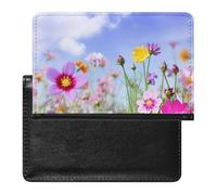 Housse de protection pour passeport avec motif fleurs de printemps, blocage RFID, porte-carte d'identité, portefeuille de voyage sécurisé pour passeport, tickets, cartes de crédit, style, taille