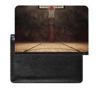 Housse de protection pour passeport de terrain de basket-ball, bloquant les RFID, porte-carte d'identité, portefeuille de voyage sécurisé pour passeport, tickets, cartes de crédit, style, taille