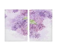 Housse de protection pour passeport en cuir synthétique - 20,3 x 13,8 cm - Pour passeport, livre, cartes, accessoires indispensables pour femme, homme, famille