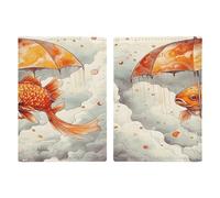 Housse de protection pour passeport en cuir synthétique - 20,3 x 13,8 cm - Pour passeport, livre, cartes, accessoires indispensables pour femme, homme, famille