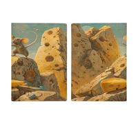 Housse de protection pour passeport en cuir synthétique - 20,3 x 13,8 cm - Pour passeport, livre, cartes, accessoires indispensables pour femme, homme, famille