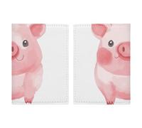 Housse de protection pour passeport en polyuréthane durable, joli cochon imprimé mignon housse de protection pour passeport pour femmes et hommes, housse de passeport résistante à l'usure, Joli