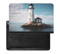 Housse de protection pour passeport Light House - Blocage RFID - Porte-carte d'identité - Portefeuille de voyage sécurisé pour tickets de passeport, cartes de crédit, style, taille unique, Style :,