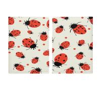 Housse de protection pour passeport, motif coccinelles, imprimé moucheté infini, housse de passeport de voyage, 20,3 x 13,8 cm, Style :, 20.3x13.8cm