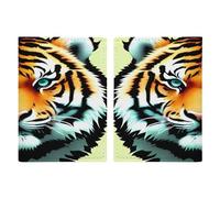 Housse de protection pour passeport, petite tête de tigre, housse de passeport, protection de documents de voyage, portefeuille, style 20,3 x 13,8 cm, Style :, 20.3x13.8cm