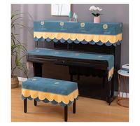 Housse de protection pour piano, Couverture anti-poussière for Piano, haut vertical, clavier électronique, chaise(Blue,Single chair cover)