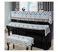 Housse de protection pour piano droit, Housse De Clavier De Piano Électronique Verticale, Housse De Chaise, Style Rural, Épaisse, Résistante