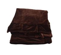 Housse de Protection pour Piano en Velours Doré, Cache-poussière Café | Accessoire D’instrument, Finition Douce et Résistante aux Taches, Couvre Entièrement L’orgue