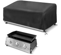 Housse De Protection Pour Plancha 80 X 60 X 25 Cm, Housse Imperméable Et Résistante Aux Uv Pour Barbecue À Gaz, Cuisine Extérieure