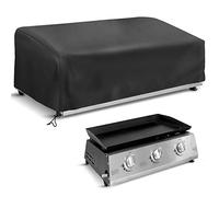 Housse de Protection pour Plancha,Dimension 77 x 60 x 25 cm, Bâche Imperméable en Polyester avec Élastique de Serrage,Facile à Nettoyer,pour Plancha,Gazinière,Barbecue Extérieur