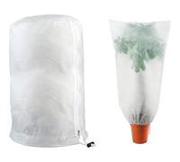 Housse de Protection pour Plante, Housses Hivernage Jardin Plante Fruits Protection Sac protège du Froid Vos végétaux Ajustable avec Cordon de Serrage à Glissière, 1.2 x 1.8M