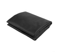 Housse de protection pour plaque de feu 420D Oxford ronde noire avec cordon de serrage, imperméable, coupe-vent, anti-poussière pour barbecue extérieur, 80 cm ou 100 cm (80 cm)