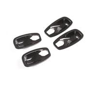 Housse De Protection Pour Poignée De Porte Intérieure De Voiture, Accessoires De Décoration Pour BMW Série 5 E60 2004-2010 Garniture De Voiture(Look Carbone 1,X-2)