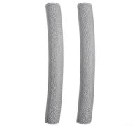 Housse de protection pour poignée de réfrigérateur, anti-collision pour appareils de cuisine, matériau PU, lavable, noir (L-gris foncé)