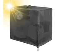 Housse de protection pour pompe à filtre - Boîtier de moteur extérieur, écran en maille imperméable - Tissu de protection universel résistant aux intempéries - Couche d'installation rapide - Gardien