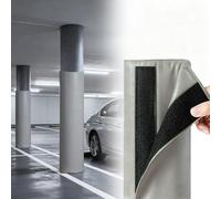 Housse de protection pour poteau de basket-ball - Couverture complète pour bâtons de garage - Convient pour jantes de basket-ball de 5 à 30 cm de diamètre - Gris - Convient aux poteaux de 27,9 cm de