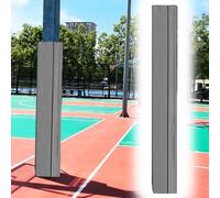 Housse de protection pour poteau de basket-ball d'extérieur robuste avec rembourrage carré - Protection résistante aux intempéries pour panier et poteau - Idéale pour l'équipement de basket-ball