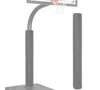 Housse de protection pour poteaux de basket-ball en plein air, rembourrage rond pour poteaux de 10,2 cm, 15,2 cm, 15,2 cm ou 20,3 cm, protection en mousse tout autour, pour court, porche ou salle de