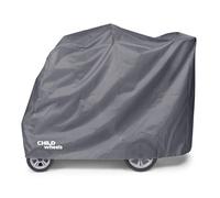 Housse de protection pour poussette quadruple/triplet gris TU