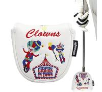 Housse de protection pour putter - Fermeture magnétique étanche - Motif clown - Accessoire de club de sport - Protection d'équipement pour les particuliers et les utilisateurs professionnels