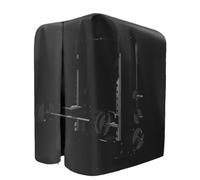 Housse de protection pour rack de squat - Protection d'exercice à domicile, boîtier de cage d'alimentation résistant aux déchirures, défenseur d'équipement de résistance noir, barrière de stockage à c