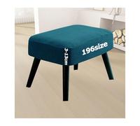 Housse de Protection pour Repose-Pieds Ottomane Protecteur Housses Tabourets Bar Pouf Élastique Couverture Tabouret Chambre Rond Carré Rectangulaire Jacquard Lavable Sur Mesure(2004,35 x 40 cm)