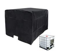 Housse de protection pour réservoir d'eau - Sac fourre-tout étanche 1BC C0ver | Portable isolé thermique réutilisable pliable | Housses d'extérieur anti-UV pour jardin, cour, pluie, vent et piscine