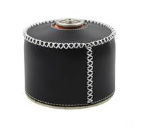 Housse de protection pour réservoirs d'essence d'extérieur en cuir synthétique durable - Design rétro respirant - Noir court - 230 ml