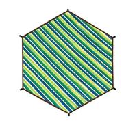Housse de protection pour ressorts de trampoline, protection contre le soleil, coupe-vent, résistante aux larmes, accessoire de sport de plein air résistant aux larmes pour les activités de groupe