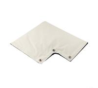 Housse de protection pour robinet d'extérieur avec couches imperméables et isolantes conçues pour protéger les tuyaux d'eau du gel et maintenir la fonctionnalité toute l'année (blanc)