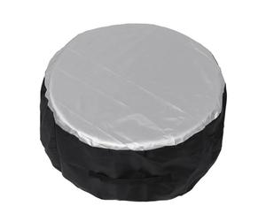 Housse de protection pour roue de secours de voiture, tissu Oxford 210D imperméable, pour SUV de 33 à 58,4 cm, sangles réglables pour protection