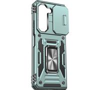 Housse de protection pour Samsung Galaxy Z Fold5 Couverture de l'appareil photo Anneau support Vert clair