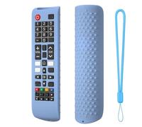 Housse de Protection pour Samsung Smart TV Télécommande, Housse de Protection en Silicone Antichoc et Antidérapante pour BN59-01315A BN59-01315B BN59-01315E BN59-01315L télécommande (Bleu Lumineux)