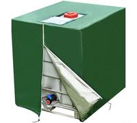 Housse de protection pour seau IBC Ton avec ouverture sur le dessus et cordon de serrage pour un boîtier de protection UV Oxford 420D sécurisé (vert)