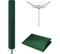 Housse De Protection Pour Séchoir À Linge Rotatif Avec Fermeture Eclair 600D Oxford Housse Sechoir Parapluie Imperméable Et Résis