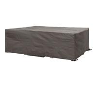 Housse De Protection Pour Sélon De Jardin, Housse Hivernage Sélon, Bâche, Housse Extérieure Mobilier De Jardin, Gris, Carrée, 250 X 250 X 75 Cm - Perel